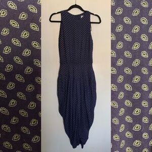 Super unique navy jumpsuit with a paisley pattern brand Beau Mondé size S/M